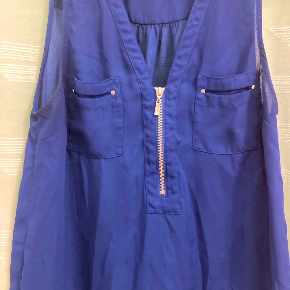 Deep Sapphire Blue Shirt